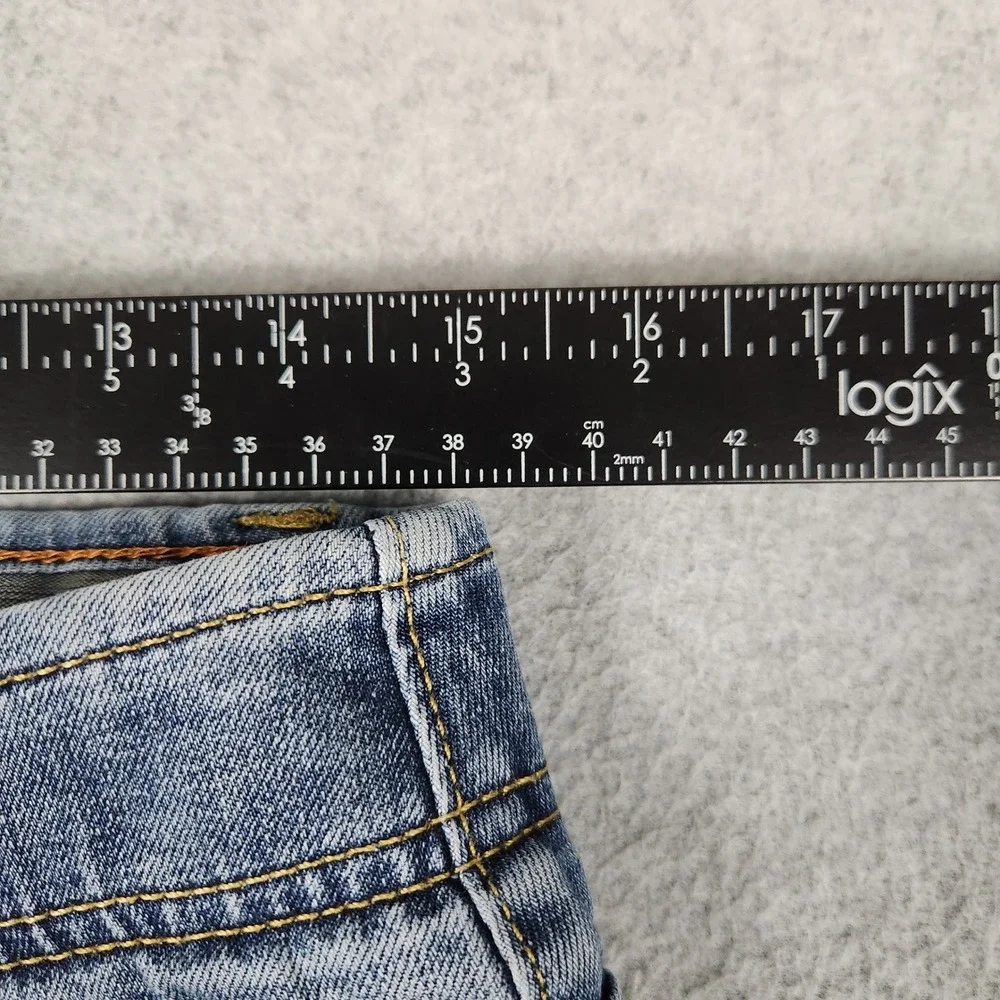 Urban Pipeline Jeans Men W30 Blue Denim Whiskered Medium Wash Ultraflex Straight